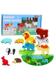 Balansujące zwierzęta drewniane 13el