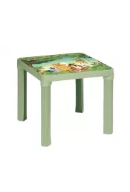 Stolik plastikowy pastel pistacja