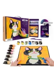 Okto Zestaw do modelowania z masy plastycznej po numerach Kot 29x29 cm