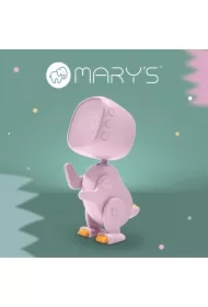 Budzik robo dino różowy