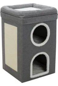 Saul, wieża dla kota, szara, 36 x 64 x 39 cm