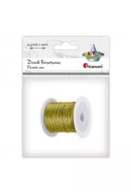 Drucik florystyczny 0,3mm 20m złoty