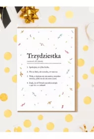 Karnet Urodziny - trzydziestka