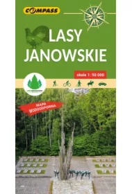 Mapa turystyczna Lasy Janowskie lam 1:50 000