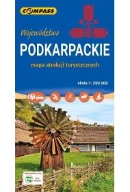 Mapa atrakcji turystycznych Podkarpackie