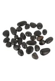Kamienie polerowane Black Pebble II 10-20 do akwarium terrarium