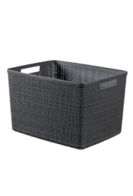 Curver koszyk L ciemny szary