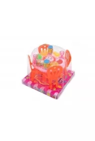 Stół z krzesłami dla lalek 15el