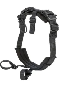 Adapter antyucieczkowy do szelek, dla psa, czarny, M&ndash;L: 46&ndash;72 cm/20 mm