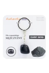 Brelok Dla wspaniałego mężczyzny czarny onyks