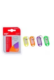 Zawieszki do kluczy 6 szt kolorowe