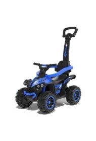 Jeździk Mega dziecięcy z rączką niebieski