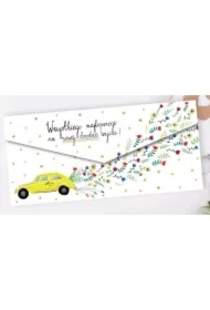 Koperta Ślub Żółte auto