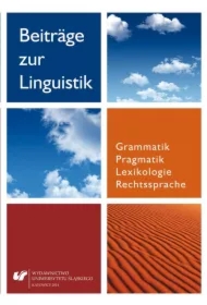 Beitrge zur Linguistik. Grammatik Pragmatik...