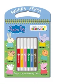 Peppa Pig Ulubione kolorowanki 1 Peppa i jej malowany świat