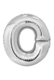Balon foliowy litera O srebrna