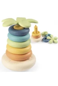 Piramida z krążków bioplastik