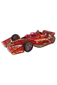 Puzzle drewniane kolorowe - Formuła 1