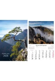 Kalendarz ścienny 2026 Polskie góry