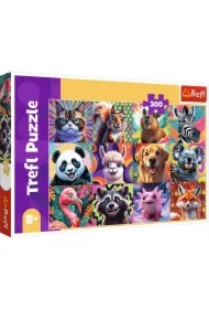 Puzzle 300 el. Zabawna wieś