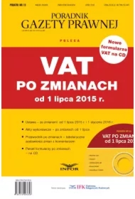 Podatki Nr 13 - VAT po zmianach od 1 lipca 2015 r.