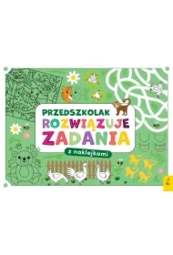Przedszkolak rozwiązuje zadania. Zeszyt zielony