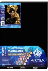 Malowanie po numerach - Złota elegancja