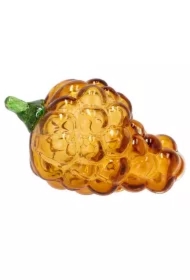 Dekoracja winogrono szklane Styles Amber 29257 bursztynowy