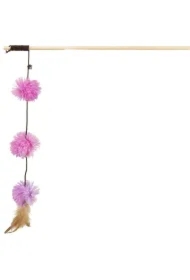 Wędka z pomponami, 40 cm