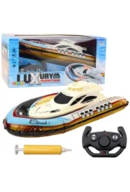 Jacht RC ze światłem led