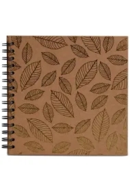 Album na spirali Złote Liście, 20x20 cm, 180g, 30 arkuszy