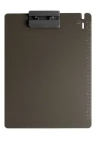 Deska z klipem ciemnoszara A4