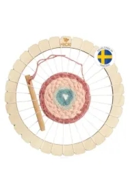 Zestaw kreatywny krosno okrągłe 21cm ramka do tkan