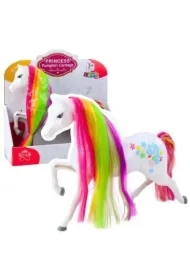 Koń bajkowy z tęczową grzywą