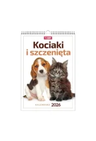 Kalendarz 2026 A3 wieloplanszowy Kociaki i szczenięta