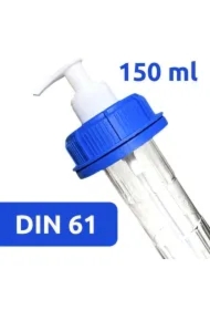 Dozownik mydła do kanistra 150ml din61 niebieski
