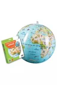 Dmuchany globus piłka 30 cm - Zwierzęta, piłka