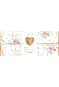 Karnet Rocznica Ślubu wymienne cyfry