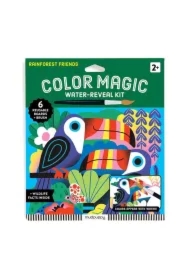 Kolorowanka wodna wielorazowa Magia kolorów Las deszczowy 2+