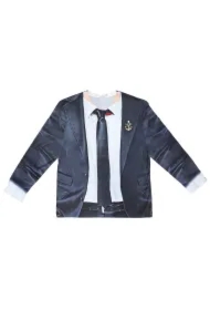 Koszulka z nadrukiem W garniturze rozm. L