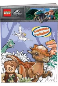 Lego Jurassic World Kolorowanka z naklejkami