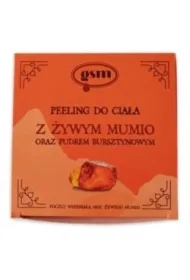 GSM Peeling do ciała z żywym mumio oraz bursztynem