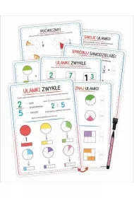 Plansze edukacyjne - Ułamki zwykłe 4 karty