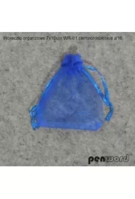 Woreczki organzowe ciemnoniebieskie 7x10cm 10 szt