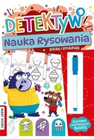 Piszę i zmazuję detektyw nauka rysowania