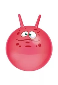 Piłka do skakania z rogami różowa 45cm