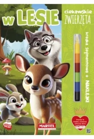 W lesie. Ciekawskie zwierzęta