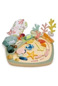  Zestaw kreatywny z drewnianymi elementami Ocean