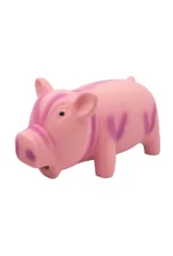 Świnka, zabawka dla psa, latex , różowa, z dźwiękiem, 15cm