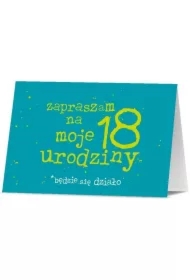 Zaproszenie Urodziny 18